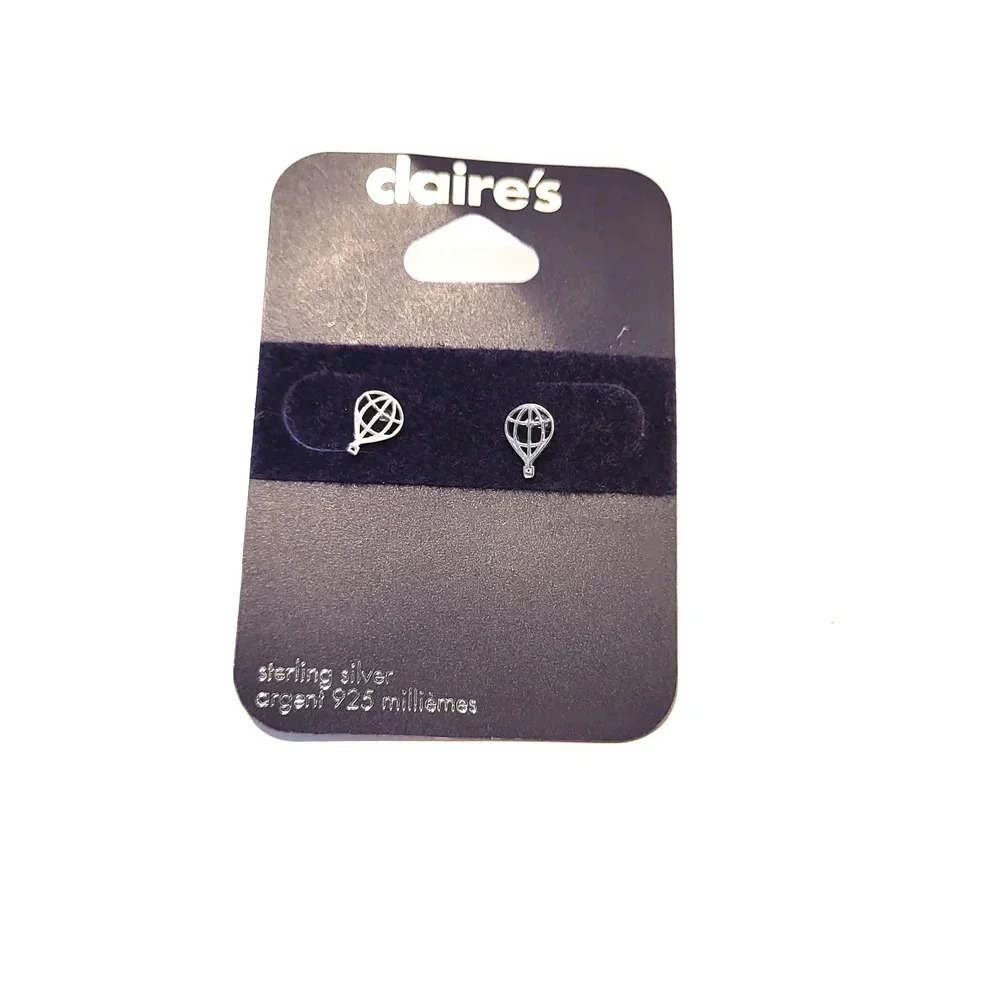 Claire's Sterling Silver Hot Air Ballon‎ Earrings New